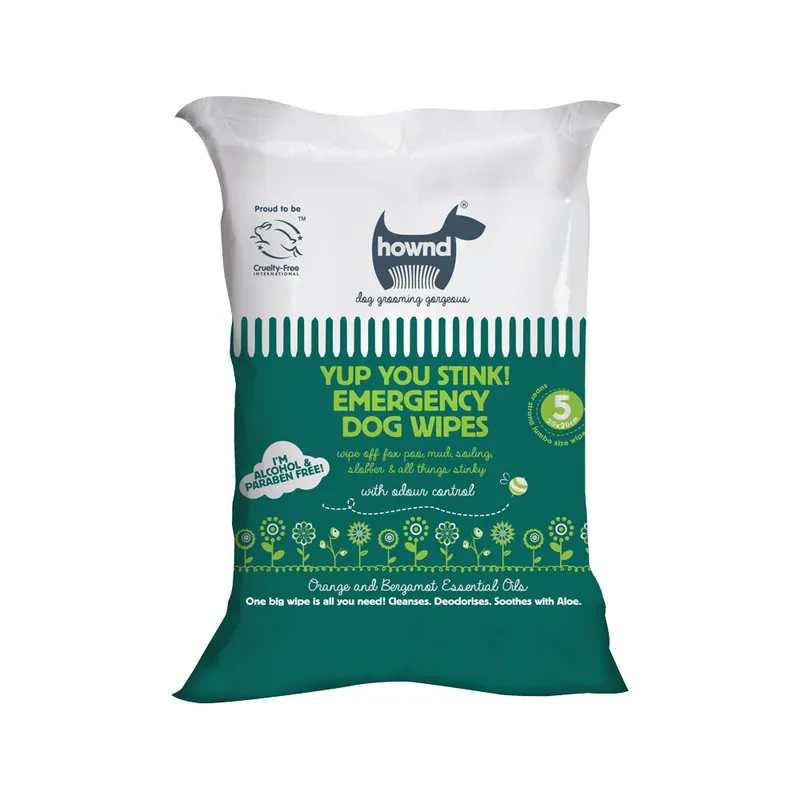 Betrouwbaar Hownd Yup You Stink! Antibacterial Emergency Dog Wipes