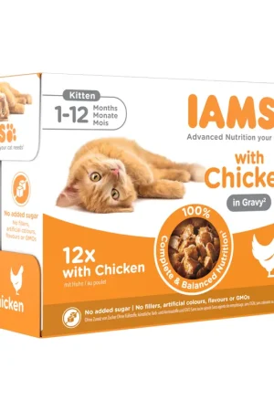 IAMS Delights Chicken in Gravy Kitten Snelle Levering