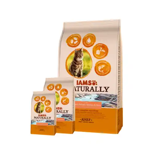 IAMS Naturally Cat - Salmon & Rice Bestseller