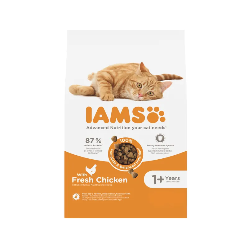 IAMS for Vitality Adult Cat Chicken Gereduceerde Prijs