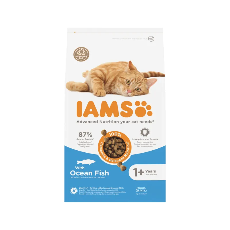 Premium IAMS for Vitality Cat Adult Fish & Chicken
