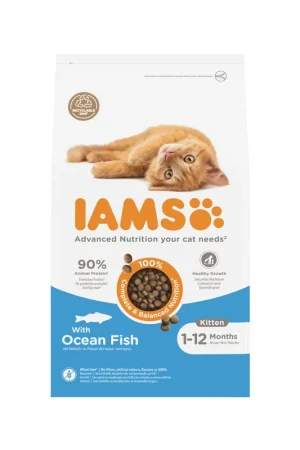 Koopje IAMS for Vitality Kitten Ocean Fish