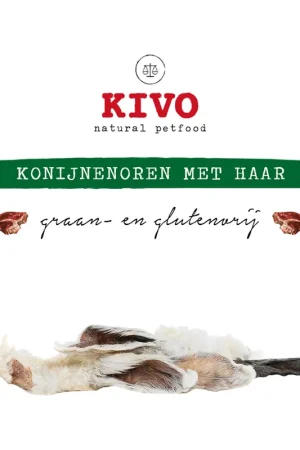 Kivo Konijnenoren met haar Merkproduct