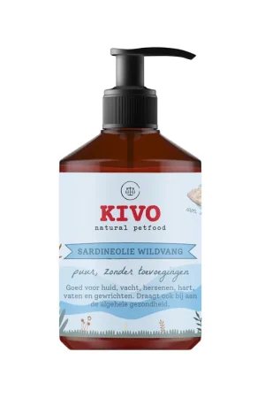 Voordeelprijs Kivo Petfood Sardineolie Wildvang