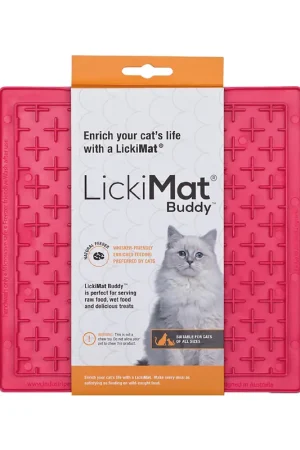 Shop Nu LickiMat Buddy Kat - Roze