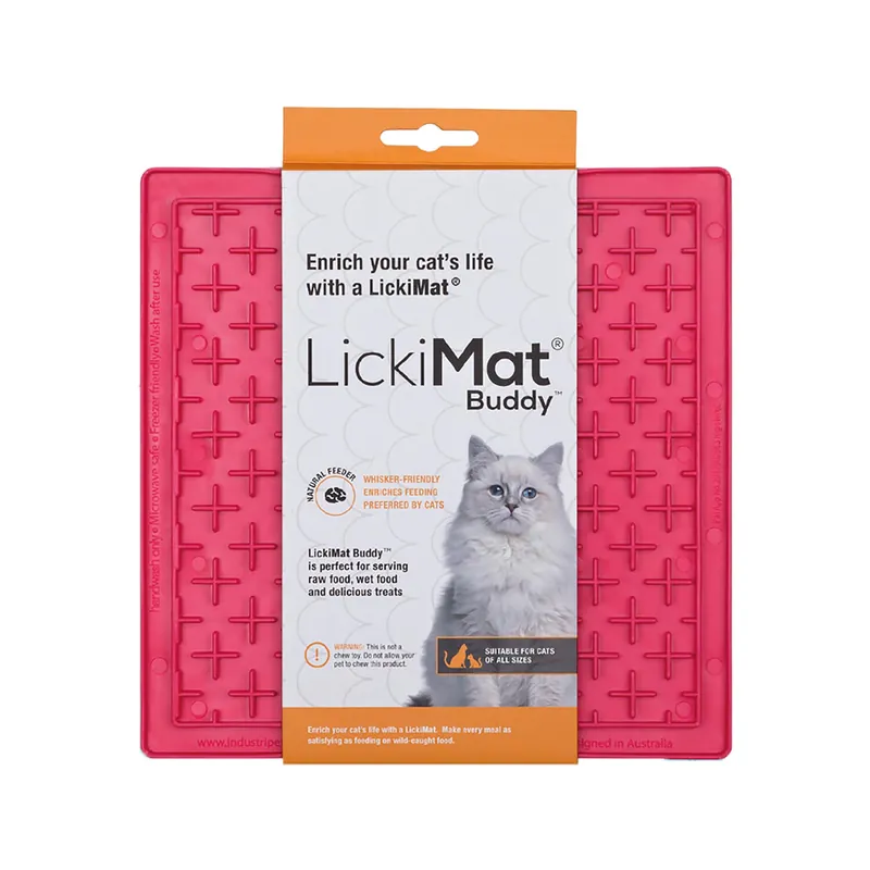 Shop Nu LickiMat Buddy Kat - Roze