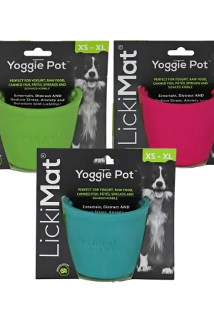 Tijdelijk Beschikbaar LickiMat Yoggie Pot