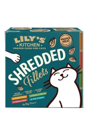 Lily’s Kitchen Cat Shredded Fillets Kattenvoer - Blik Direct Verzonden