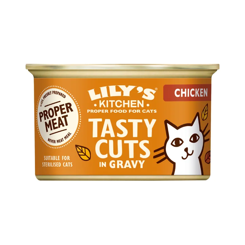 Lily’s Kitchen Cat Tasty Cuts Kattenvoer - Blik Populair