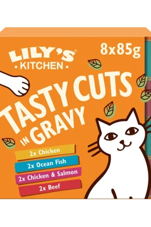 Veilige Betaling Lily’s Kitchen Cat Tasty Cuts Kattenvoer - Multipack
