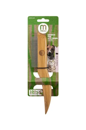 Mikki Bamboo Anti-Klit en Anti Vlooien Kam Dagaanbieding