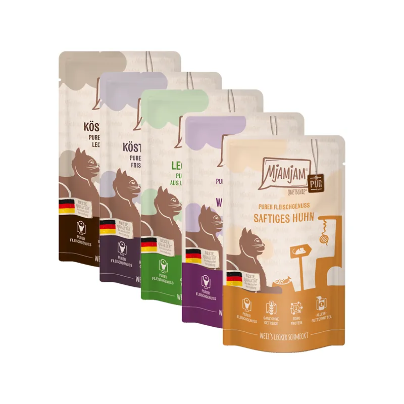 Shop Nu MjaMjaM Puur Vleesgenot - Knijpzakje Adult Cat