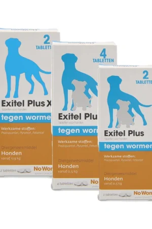 Actieprijs No Worm Exitel Plus Hond
