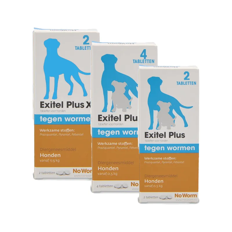 Actieprijs No Worm Exitel Plus Hond