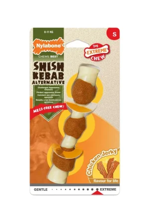 Gecertificeerd Nylabone Extreme Chew Shish Kebab