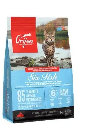 Bestseller Orijen Six Fish Cat Whole Prey