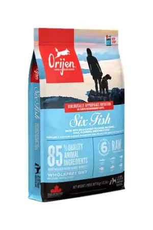 Orijen Six Fish Dog Whole Prey Favoriet