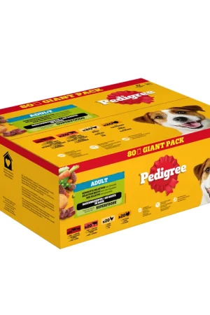 Pedigree Adult Mix Selection in Saus Maaltijdzakjes Lage Kosten