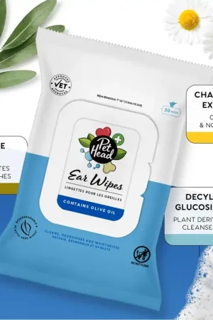 Pet Head Health Ear wipes 30ct. Betaalbaar