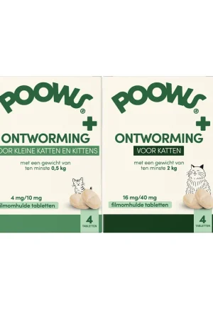 Poows Ontworming Kat Weekendaanbieding