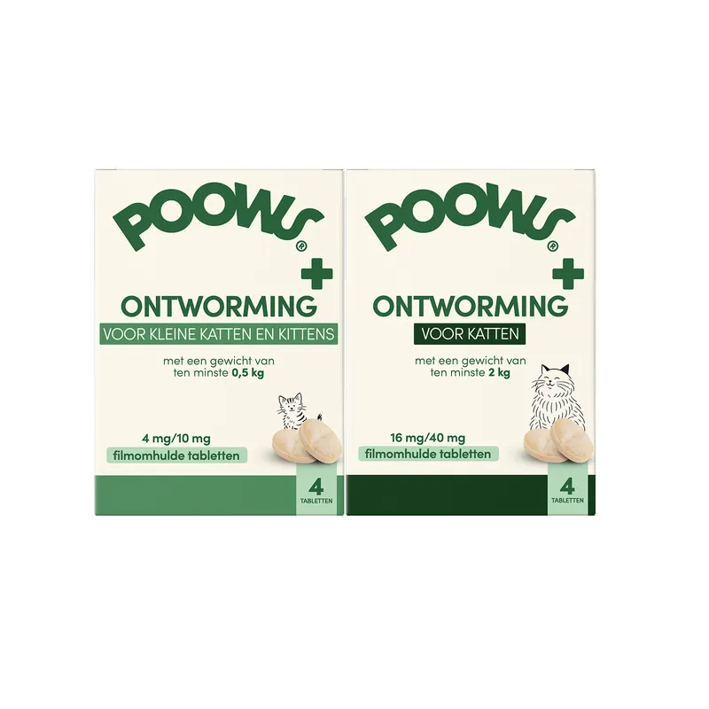 Poows Ontworming Kat Weekendaanbieding