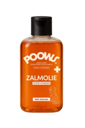 Merkproduct Poows Zalmolie voor Honden