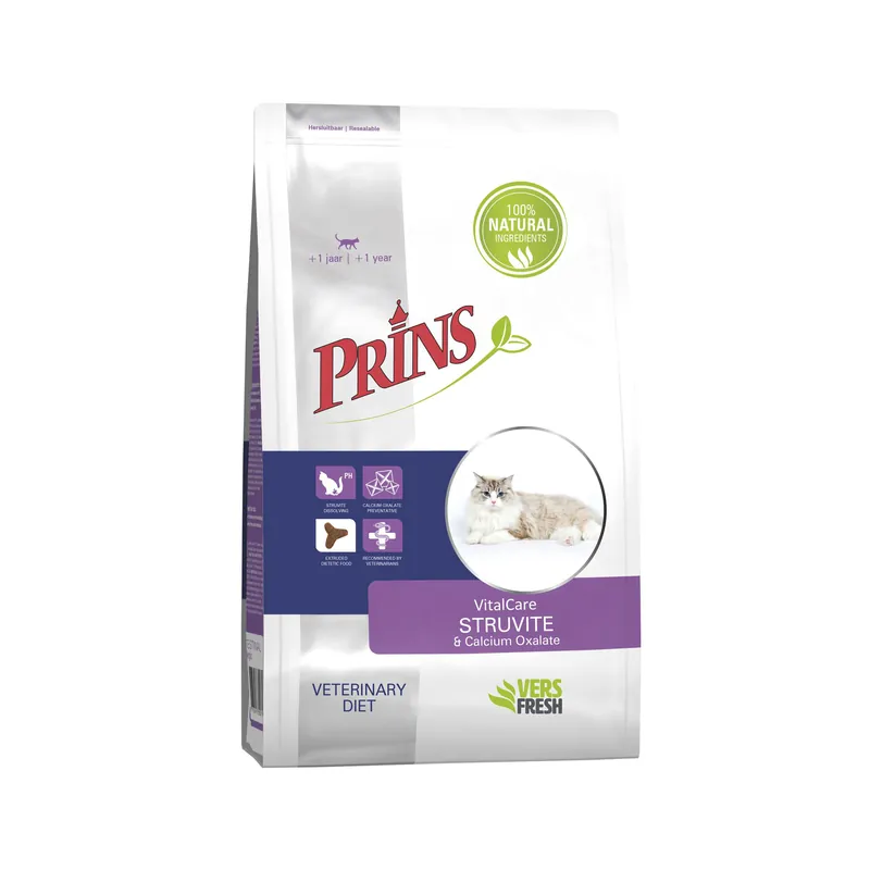 Prins VitalCare Veterinary Diet Struvite & Calciumoxalate Hoge Kwaliteit