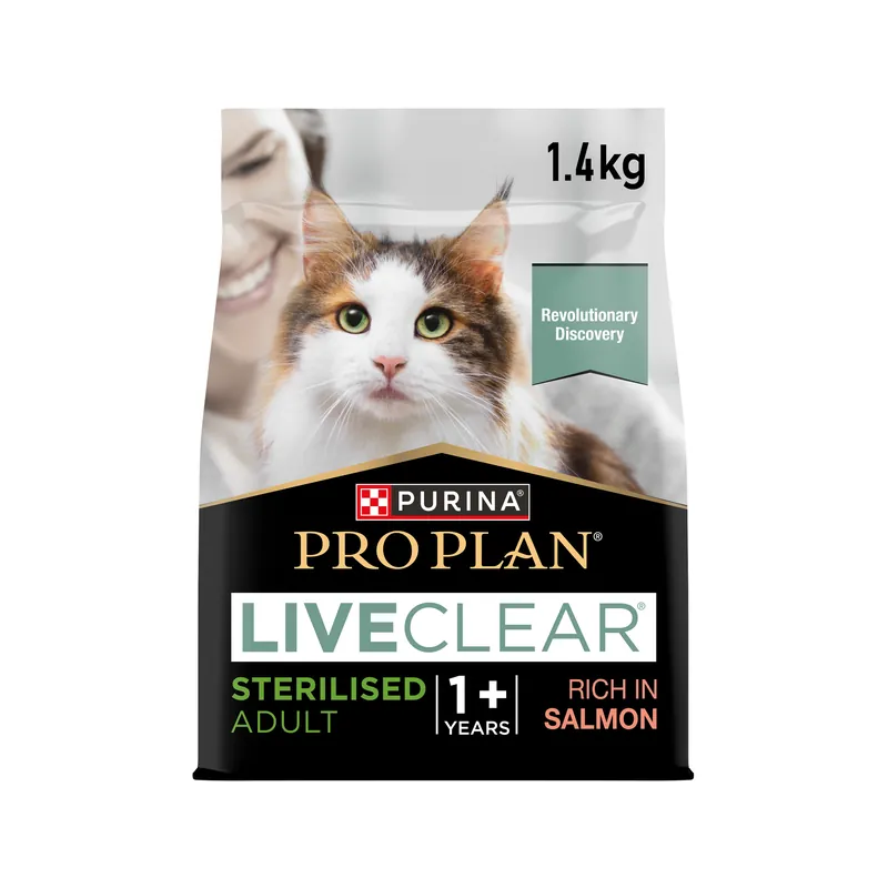 Actieprijs Purina Pro Plan LiveClear Sterilised Cat Food Adult 1+ years - Zalm