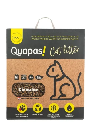 Tijdelijk Beschikbaar Quapas! Kattenbakvulling