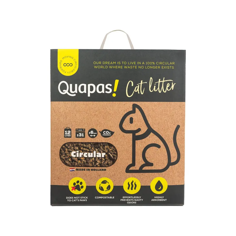 Tijdelijk Beschikbaar Quapas! Kattenbakvulling