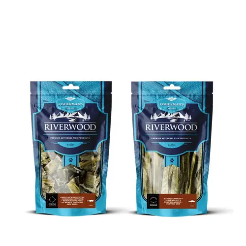 Gecertificeerd Riverwood Kabeljauwhuid snacks