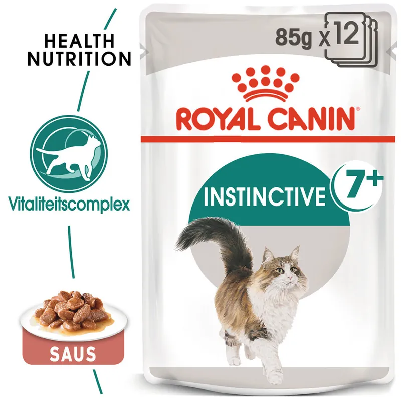 Royal Canin Instinctive 7+ in Gravy - Kattenvoer Direct Beschikbaar