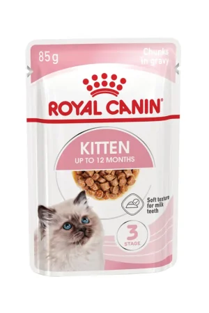 Actieprijs Royal Canin Kitten in Gravy - Kattenvoer