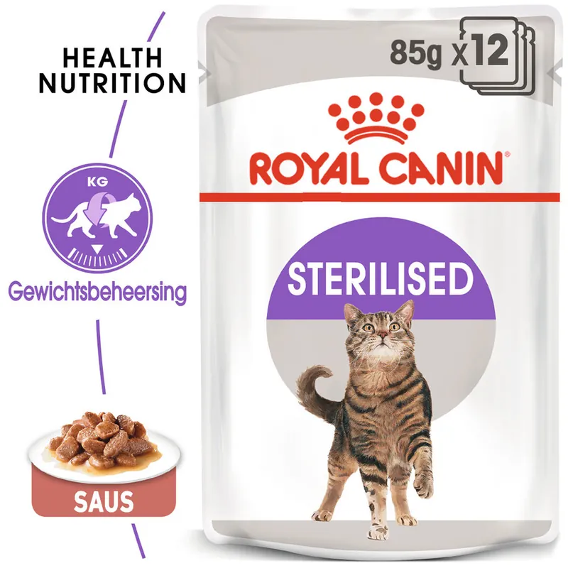Direct Verzonden Royal Canin Sterilised in Gravy - Kattenvoer