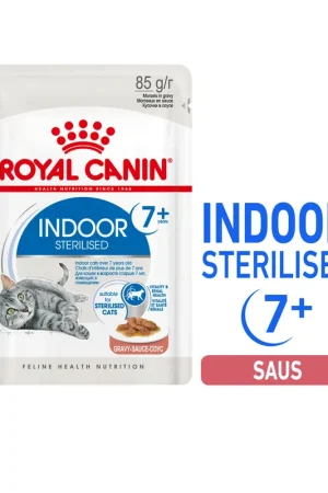 Royal Canin Sterilised Indoor 7+ in Gravy - Kattenvoer Koopje