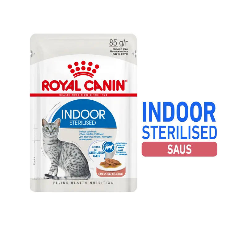 Rechtstreeks Van De Fabrikant Royal Canin Sterilised Indoor in Gravy - Kattenvoer