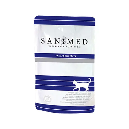 Direct Beschikbaar Sanimed Skin Sensitive Cat - Maaltijdzakje