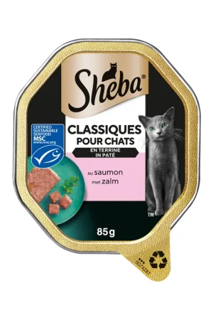 Superprijs Sheba Classics Paté - Zalm