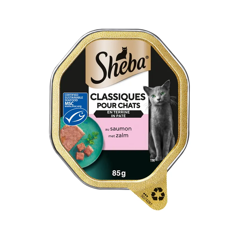 Superprijs Sheba Classics Paté - Zalm