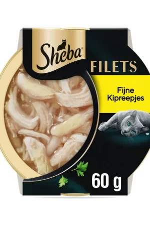 Merkproduct Sheba Filets Fijne Kipreepjes in Saus