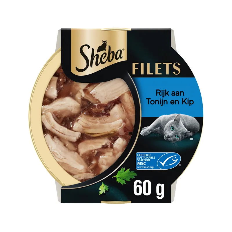 Sheba Filets - Kip met Tonijn in Saus Nu Kopen