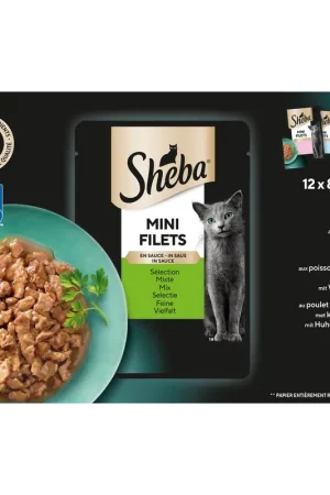 Direct Beschikbaar Sheba Mini Filets Mix Selectie in Saus