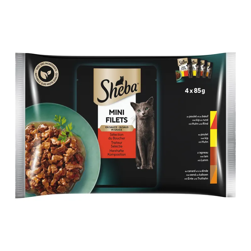 Sheba Traiteur Selectie Mini Filets in Saus Meest Verkocht
