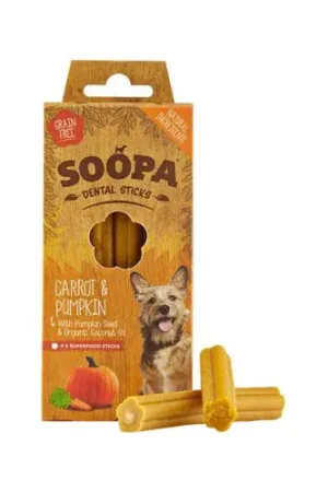 Soopa Dental Stick Pompoen & Wortel Uitverkoop