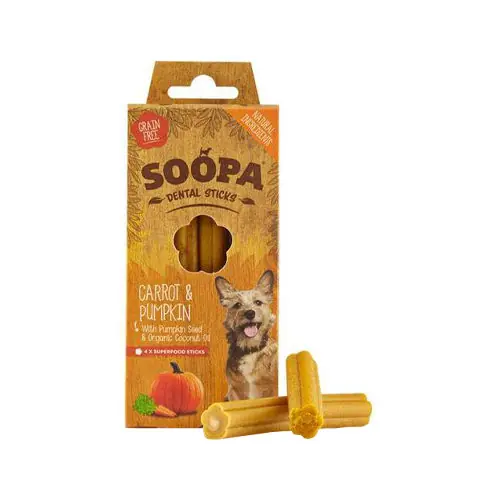 Soopa Dental Stick Pompoen & Wortel Uitverkoop