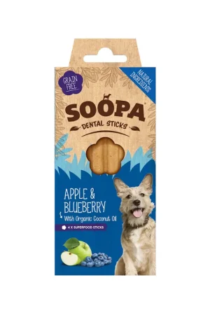 Soopa Dental sticks appel en bosbes Alleen Vandaag