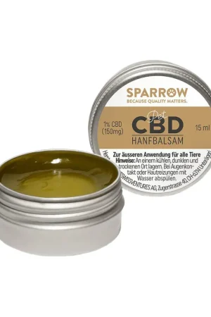 Beperkte Voorraad SPARROW Pet Hennep Balsem Met CBD