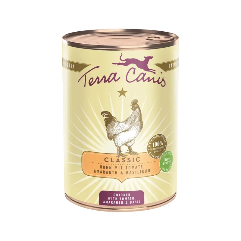 Merkproduct Terra Canis Classic - Kip met tomaat