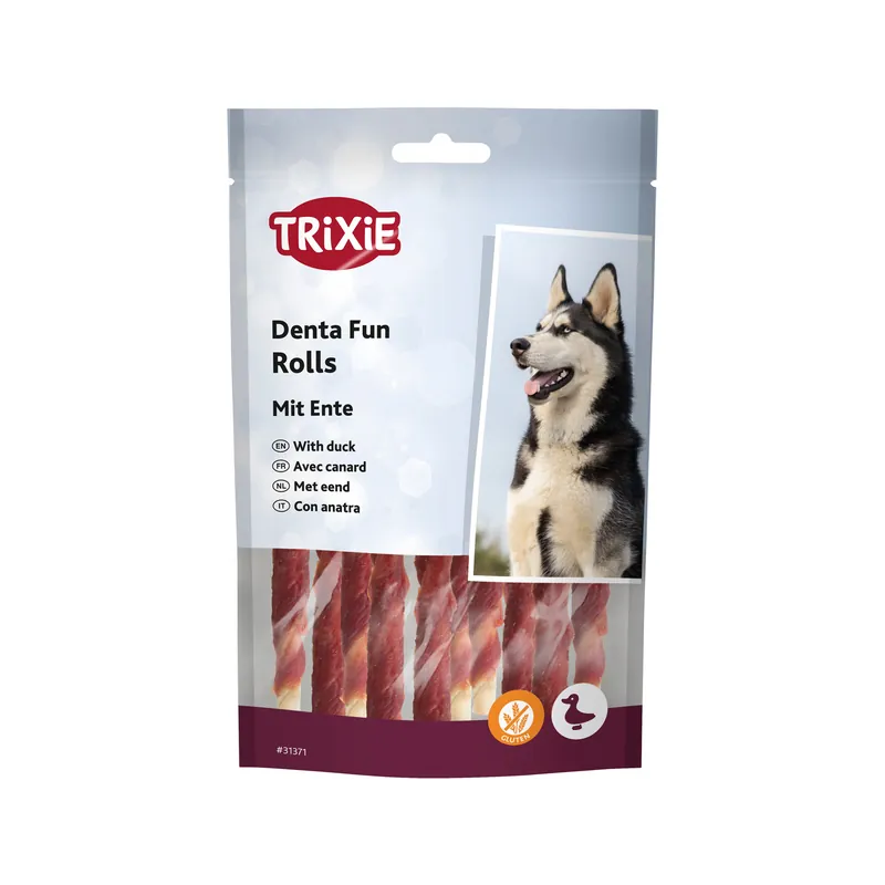 Populair Trixie Denta Fun Duck Chewing Rolls