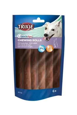 Fabrieksprijs Trixie Denta Fun Rabbit Chicken Chewing Rolls